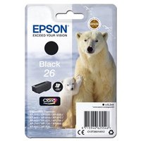 Epson originln ink C13T26014012, T260140, black, 6,2ml