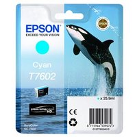 Epson originln ink C13T76024010, T7602, cyan, 25,9ml, 1ks