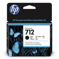 HP originln ink 3ED71A, HP 712, black, 80ml