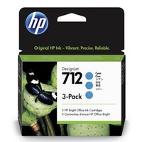 HP originln ink 3ED77A, HP 712, cyan, 29ml, 3-pack