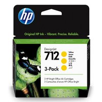 HP originln ink 3ED79A, HP 712, yellow, 29ml, 3-pack