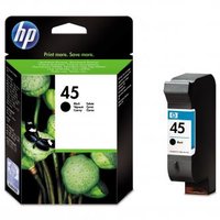 HP originln ink 51645AE, HP 45, black, 930str., 42ml