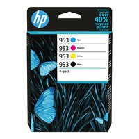 HP originln ink 6ZC69AE#301, HP 953, CMYK, blistr, 4-pack