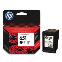 HP originln ink C2P10AE, HP 651, black, 600str.