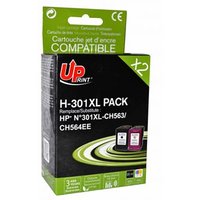 UPrint kompatibiln ink s CH563EE+CH564EE, HP 301XL, H-301XL-PACK, black+color, 20+18ml