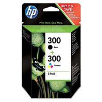 HP originln ink CN637EE, HP 300, black/color, blistr, 2 x 200str., 2x4ml