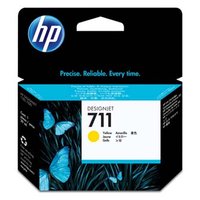 HP originln ink CZ132A, HP 711, yellow, 29ml