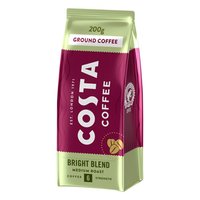 Kva mlet, Costa Coffee, Bright Blend 100% Arabica, 200g, sek