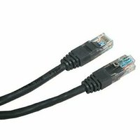 Sov LAN kabel UTP patchcord, Cat.5e, RJ45 samec - RJ45 samec, 5 m, nestnn, ern, economy