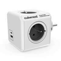 Cubenest - PowerCube, 0.1m, Original USB PD20W, A+C, ed, POWERCUBE, 4 zsuvky, USB A+C, Power Deli