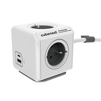 Cubenest - Powercube, 1.5m, Extended USB PD 20W, A+C, ed, POWERCUBE, 4 zsuvky, USB A+C, Power Del