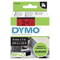 Dymo originln pska do tiskrny ttk, Dymo, 40917, S0720720, ern tisk/erven podklad, 7m, 9mm