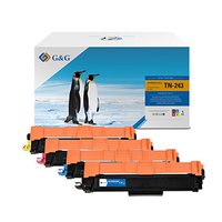 G&amp;G kompatibiln toner s Brother TN243CMYK, NT-PB243BK/C/M/Y-4, CMYK, 1000str.