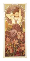 Pohled Alfons Mucha  Amethyst, dlouh