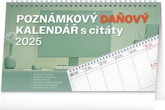 NOTIQUE Stoln kalend Poznmkov daov s citty 2025, 25 x 14,5 cm
