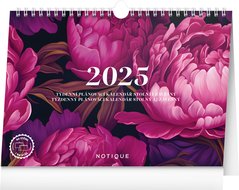 NOTIQUE Tdenn plnovac kalend Pivoky 2025, 30 x 21 cm
