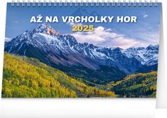 NOTIQUE Stoln kalend A na vrcholky hor 2025, 23,1 x 14,5 cm