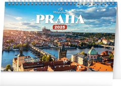 NOTIQUE Stoln kalend Praha  Miluju Prahu 2025, 23,1 x 14,5 cm