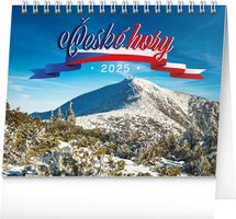 NOTIQUE Stoln kalend esk hory 2025, 16,5 x 13 cm
