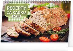 NOTIQUE Stoln kalend Recepty za kaku 2025, 23,1 x 14,5 cm