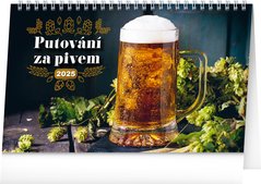 NOTIQUE Stoln kalend Putovn za pivem 2025, 23,1 x 14,5 cm