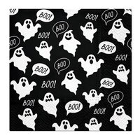 Ubrousky TaT 33x33cm Halloween Boo (black)